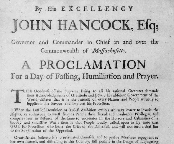John Hancock - A Proclamation - Thanksgiving - Waianae Baptist Church & Worship Center.jpg