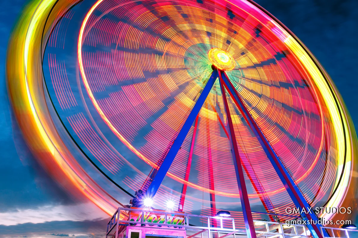 Slow shutter speed in photography causes objects to blur