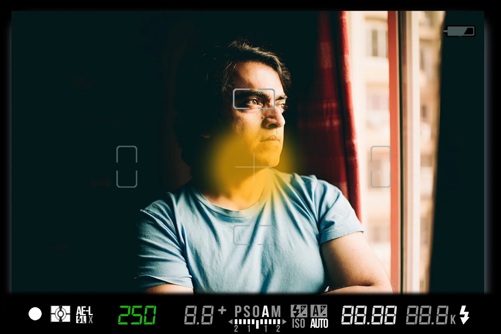 Metering viewfinder Centre