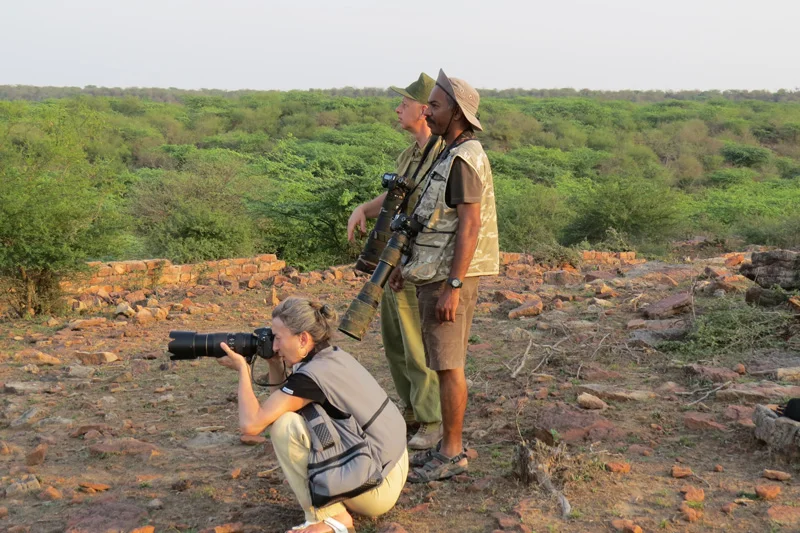 Even accomplished photographers prefer to travel in a group on a wildlife photography excursion, says Yuwaraj Gurjar. Image © Yuwaraj Gurjar Photography