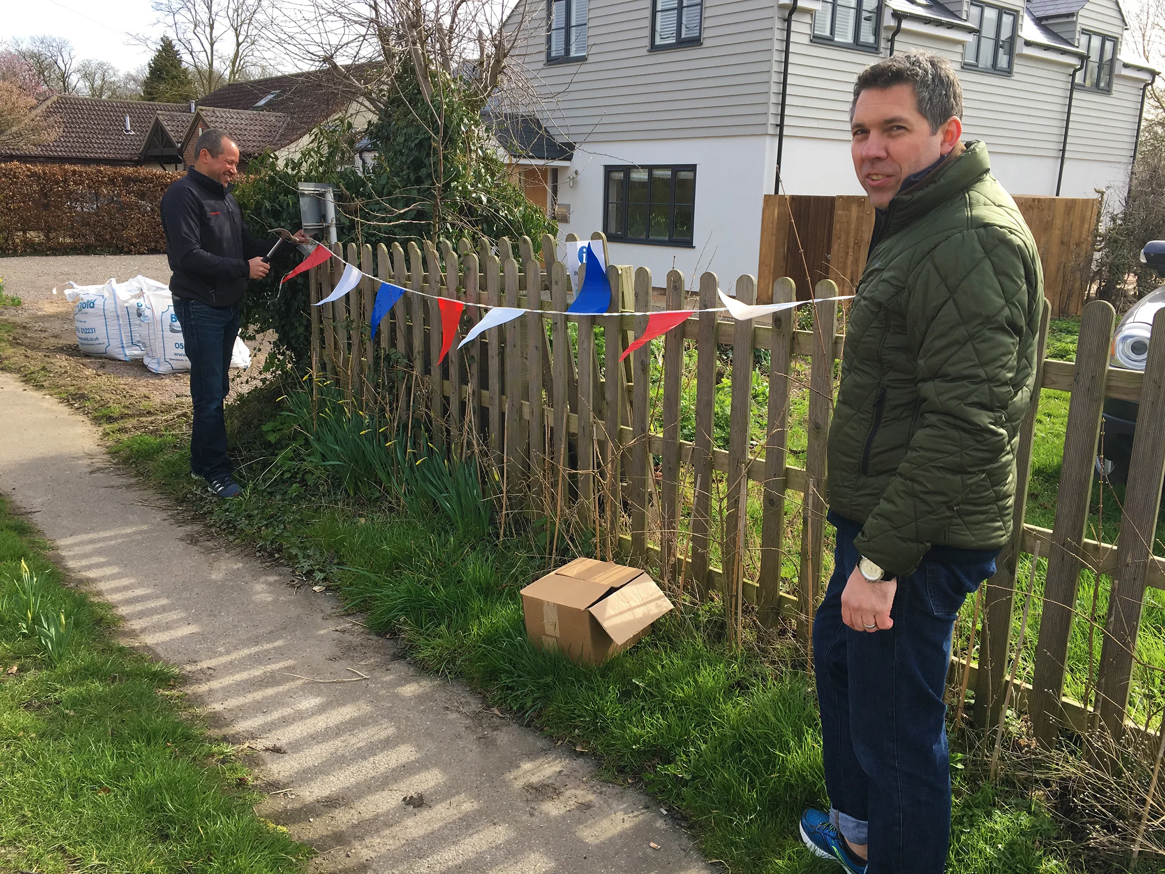 It wouldn't be a fair without the bunting...