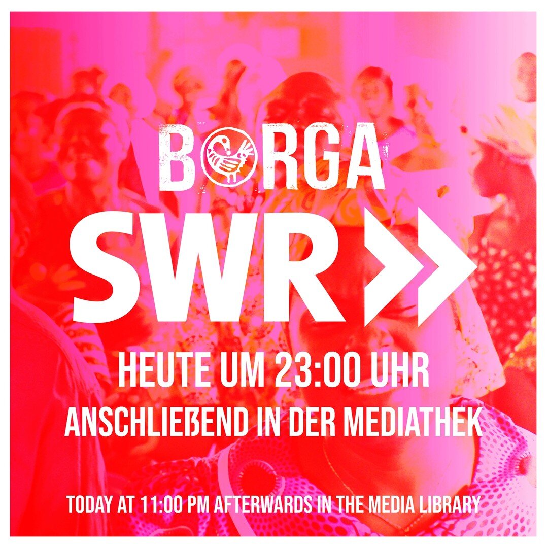 𝙚𝙣𝙜𝙡𝙞𝙨𝙝 𝙗𝙚𝙡𝙤𝙬

🎉 BORGA er&ouml;ffnet heute das &quot;Deb&uuml;t im Dritten&quot; des SWR! Wir sind sehr stolz und Stefanie Gro&szlig; (SWR) 😍  dankbar, dass der Film endlich von unserem ko-produzierenden Sender SWR gezeigt wird, der die