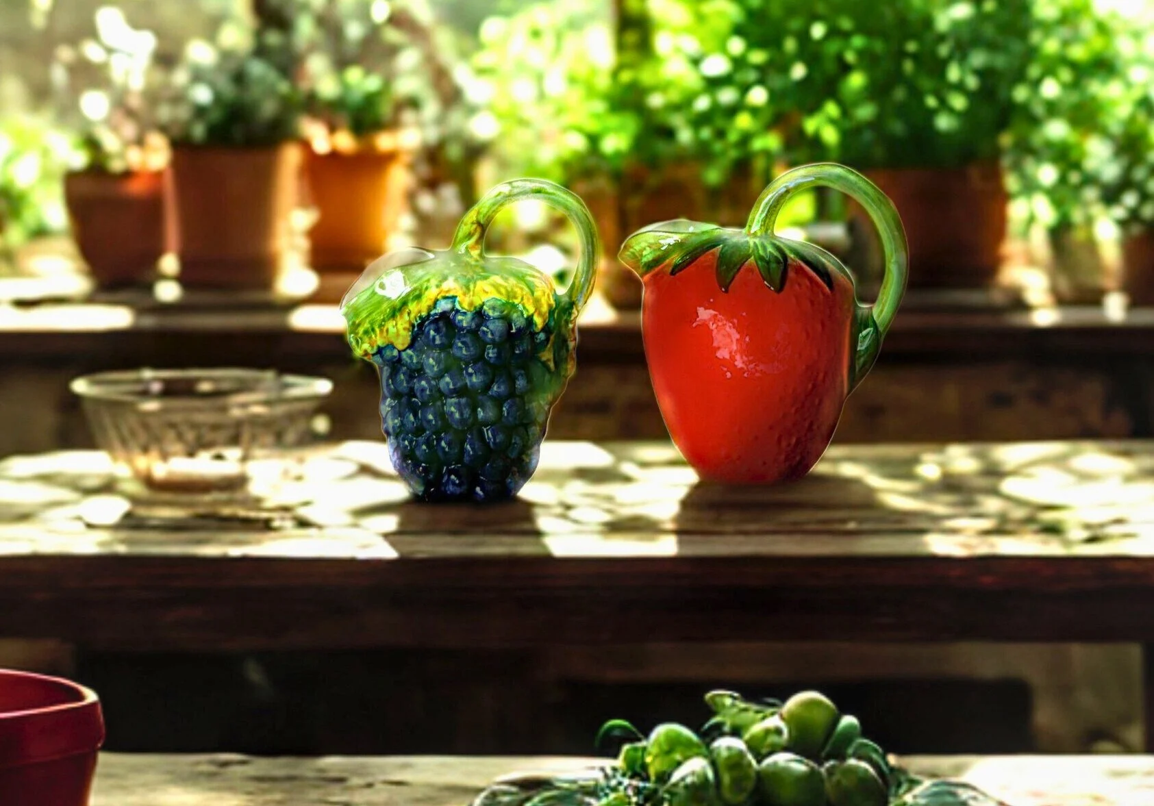 caraffe per vino in ceramica