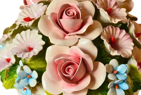 ceramic flower ceramic roses