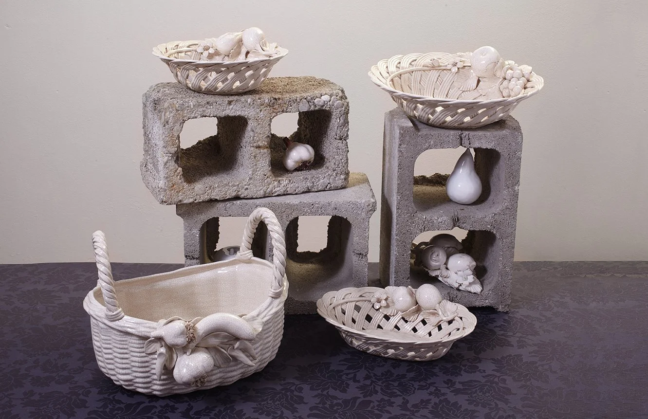 cesti in ceramica stile provenzale