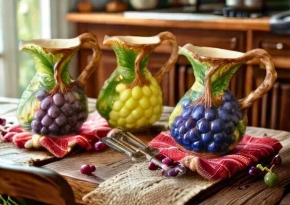 Ceramiczne dzbanki i karafki do wina