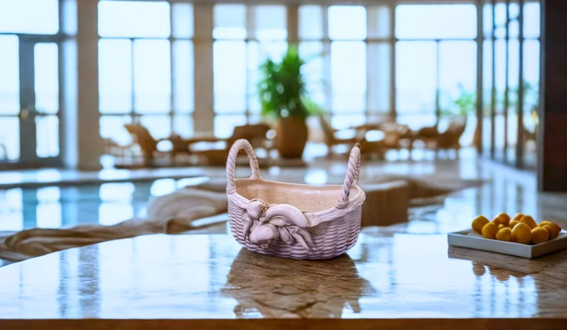 borsa cestone in ceramica