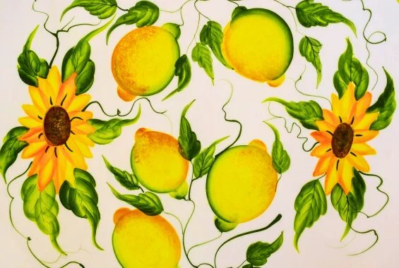 hand painted ceramic