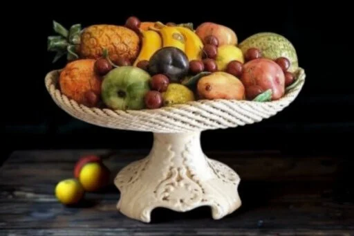 ceramic fruit basket