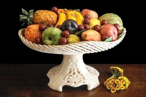 ceramic fruit basket