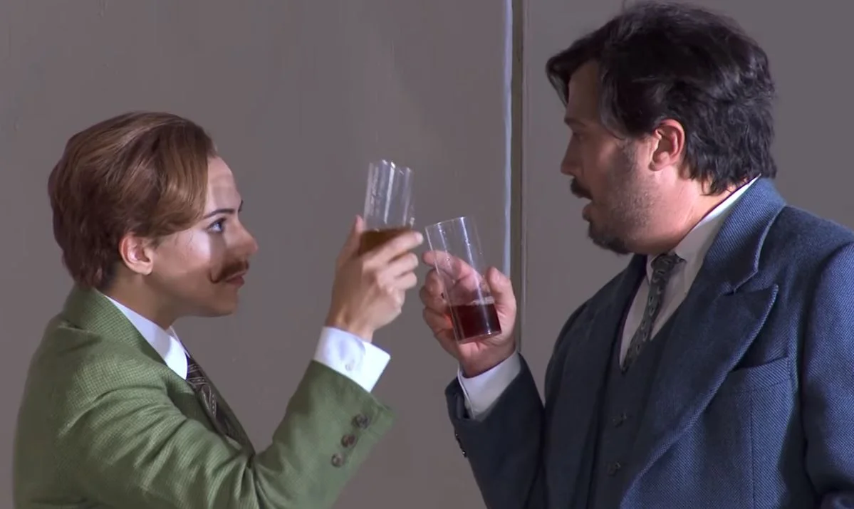 Taken from the trailer for Handel's Partenope at the English National Opera.