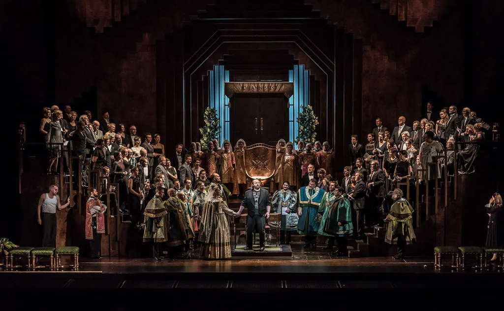 Production photo of Die Meistersinger von Nürnberg, The Royal Opera © 2017 ROH. Photograph by Clive Barda