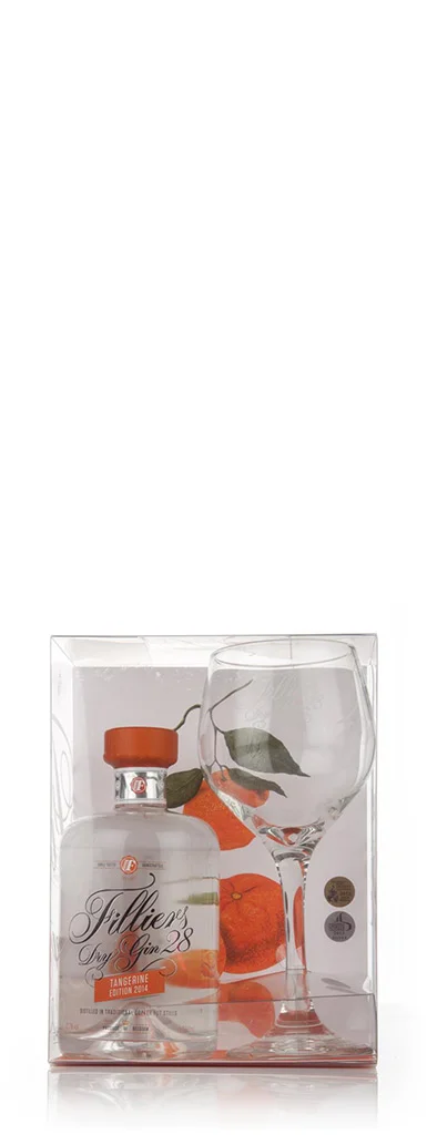 Filliers Dry Gin 28 Tangerine and Glass Set