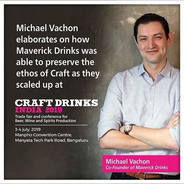Come see our Co-Founder, @vachonontour, deliver the key note at @craftdrinksindia in Bengaluru next week! The craft drinks market in India is really starting to take off and we hope by sharing some of the things we've learned in the UK, where hundred