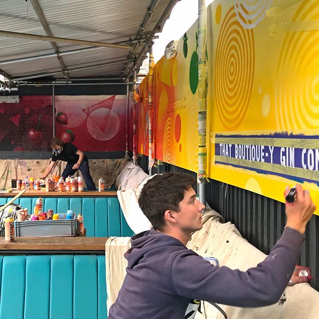 The team at brand new @industrynightclubdartford have been inspired by the @boutiqueygin Craft Cocktail cans - enough to dedicate their outside space to a Craft Cocktail graffiti mural! Thanks for working with us guys