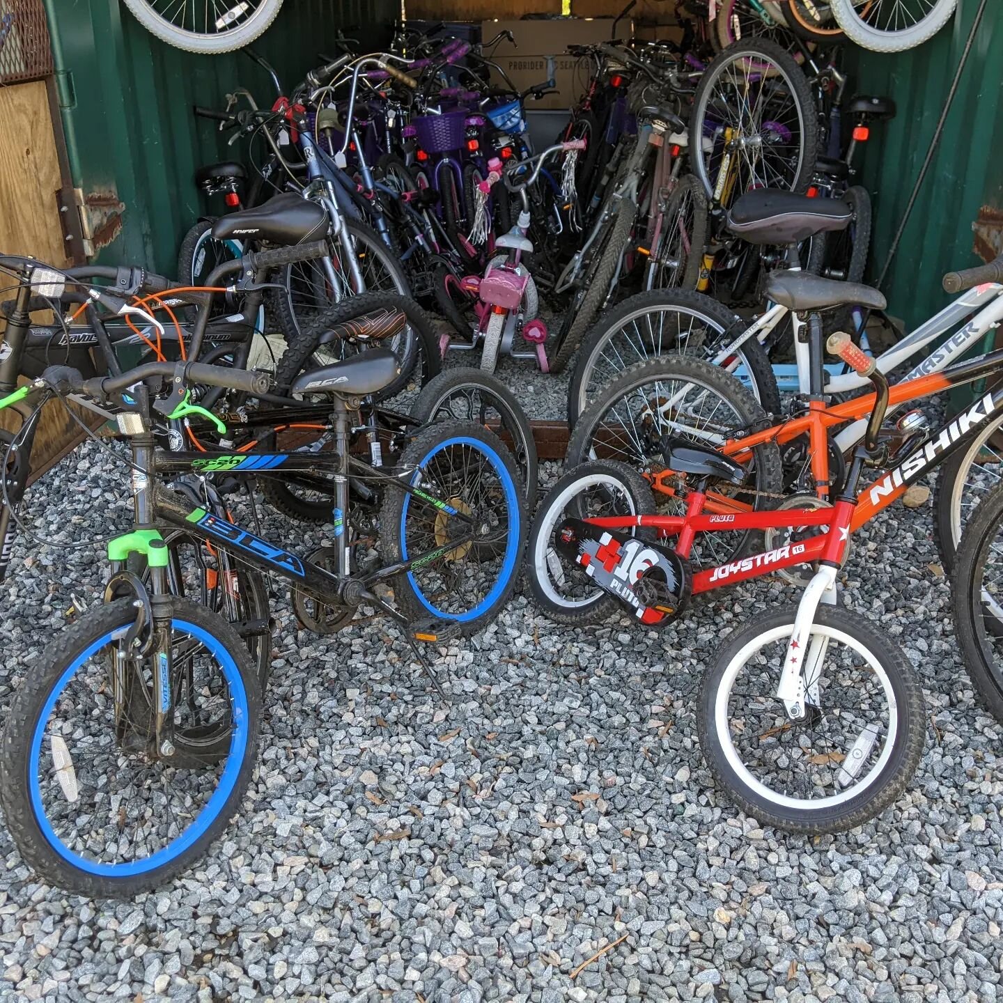 Thank you to our friends at @pedalpowerrva @rambikesvcu @rva_srts and @abetterdaythanyesterday for our new bikes!! These will go towards supporting our earn-a-bike and Build-a-bike programs. We are always looking for new bikes to redistribute, so if 