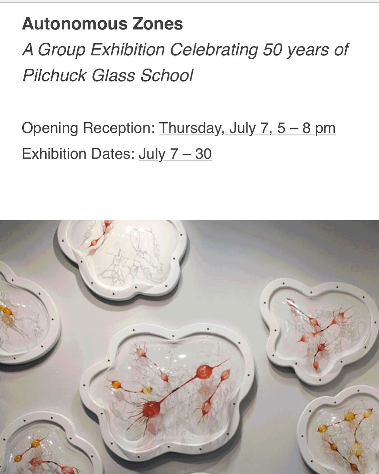 Excited and honored to be a part of this exhibition at @travergallery celebrating 50 years of  @pilchuckglassschool - if you are in Seattle, it opens July 7.