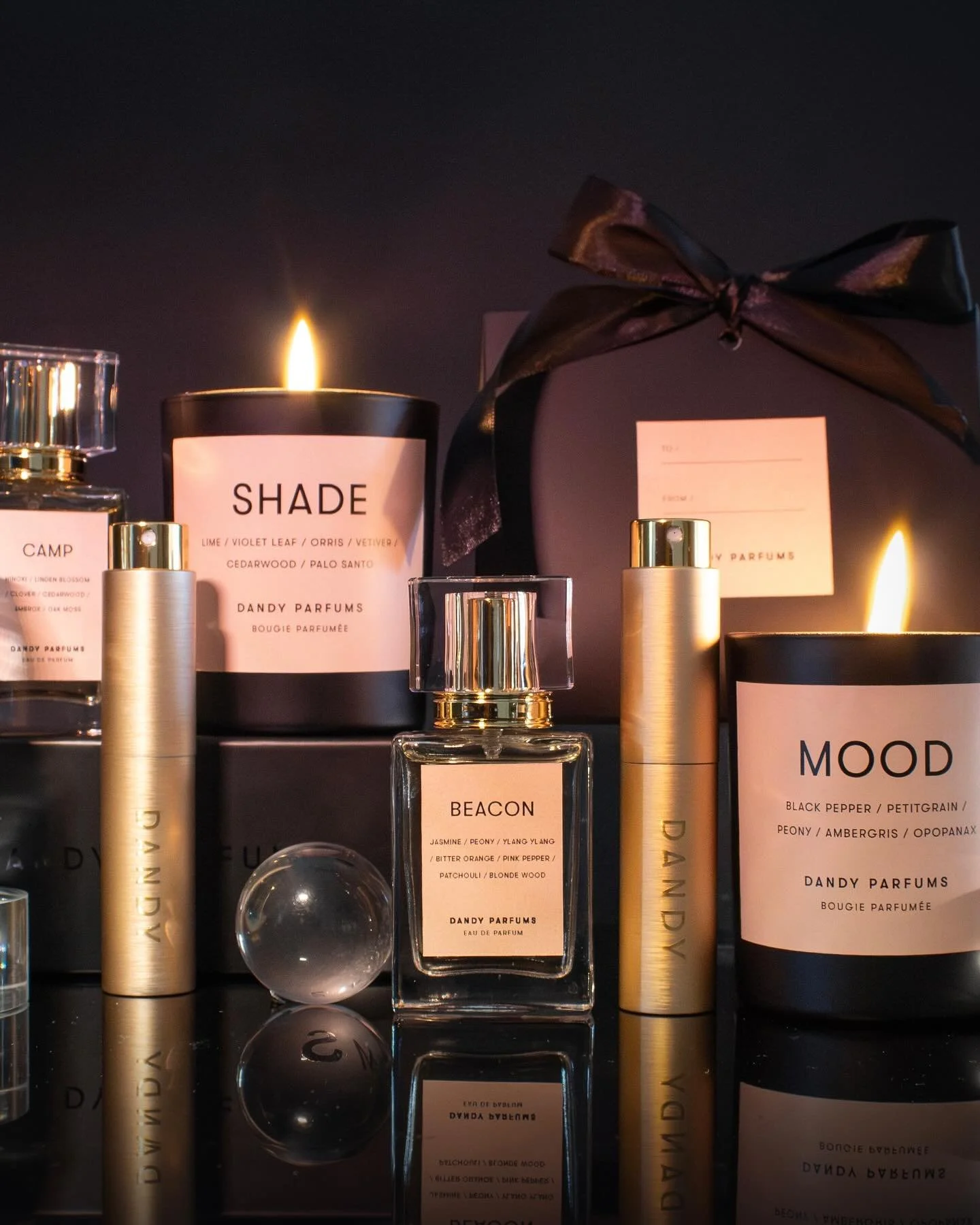 Gifts to celebrate the season of light! Our handcrafted eau de parfums and candles are formulated with the finest botanicals and clean aromatics-for a radiant start to the new year.