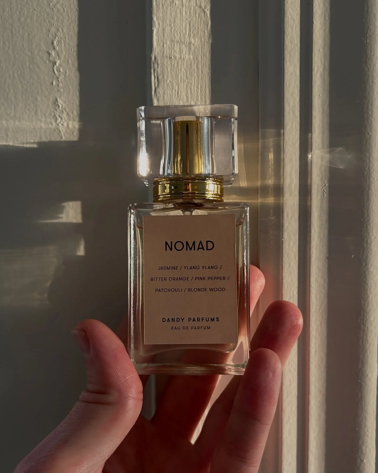 Those clouds parting. That afternoon light hitting. NOMAD&mdash;a sheer, lustrous, and refined perfume with jasmine, pink peppercorn, and patchouli 🌸✌️