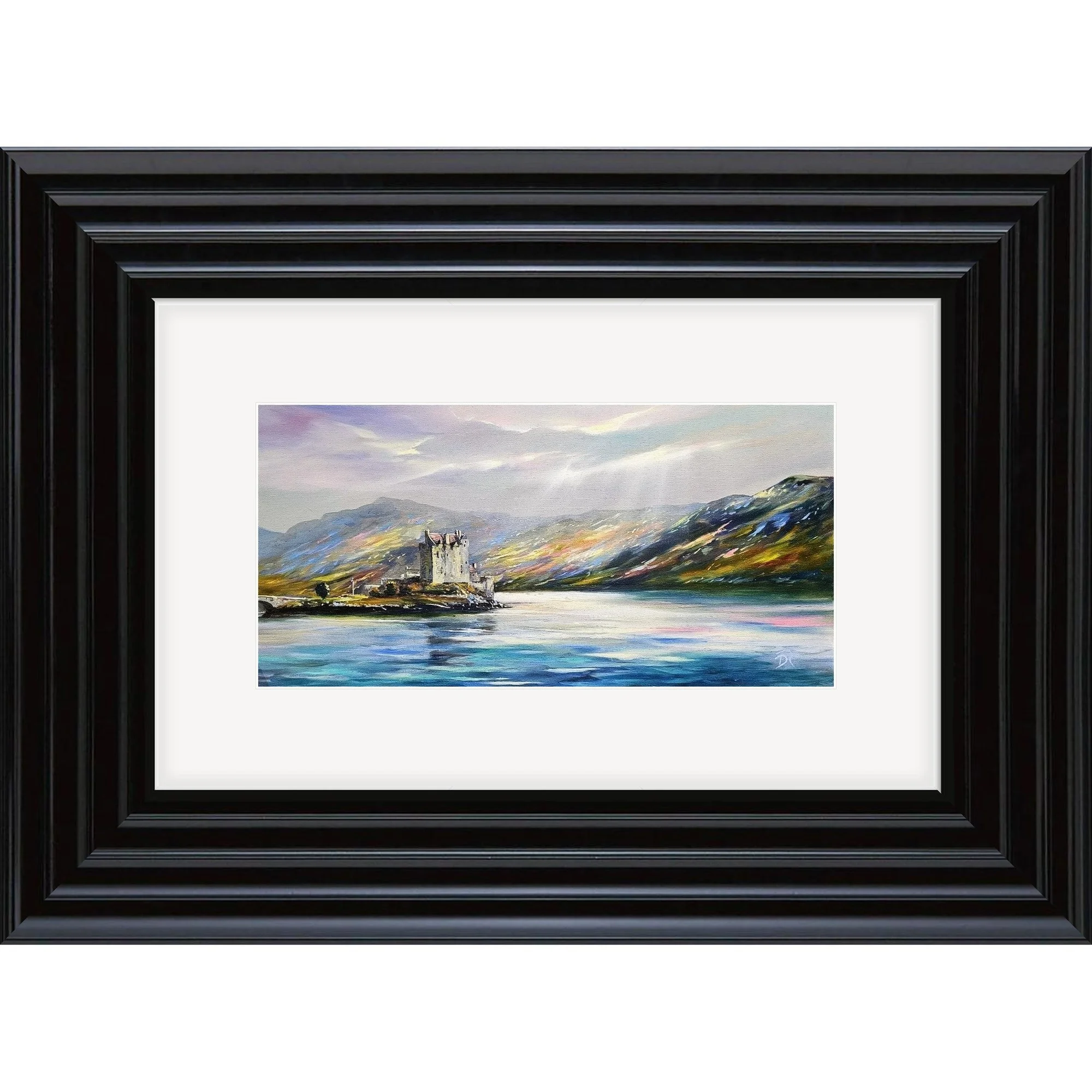 Dancing-Light-Over-Eilean-Donan-Framed-Black.jpg