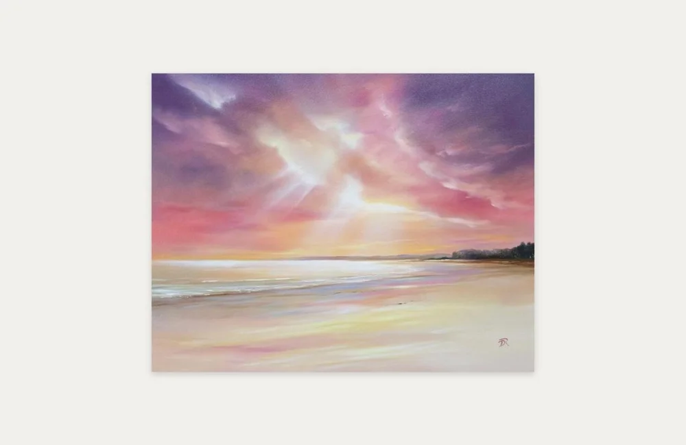 Falling Light Over Tentsmuir by Douglas Roulston, at Eduardo Alessandro Studios