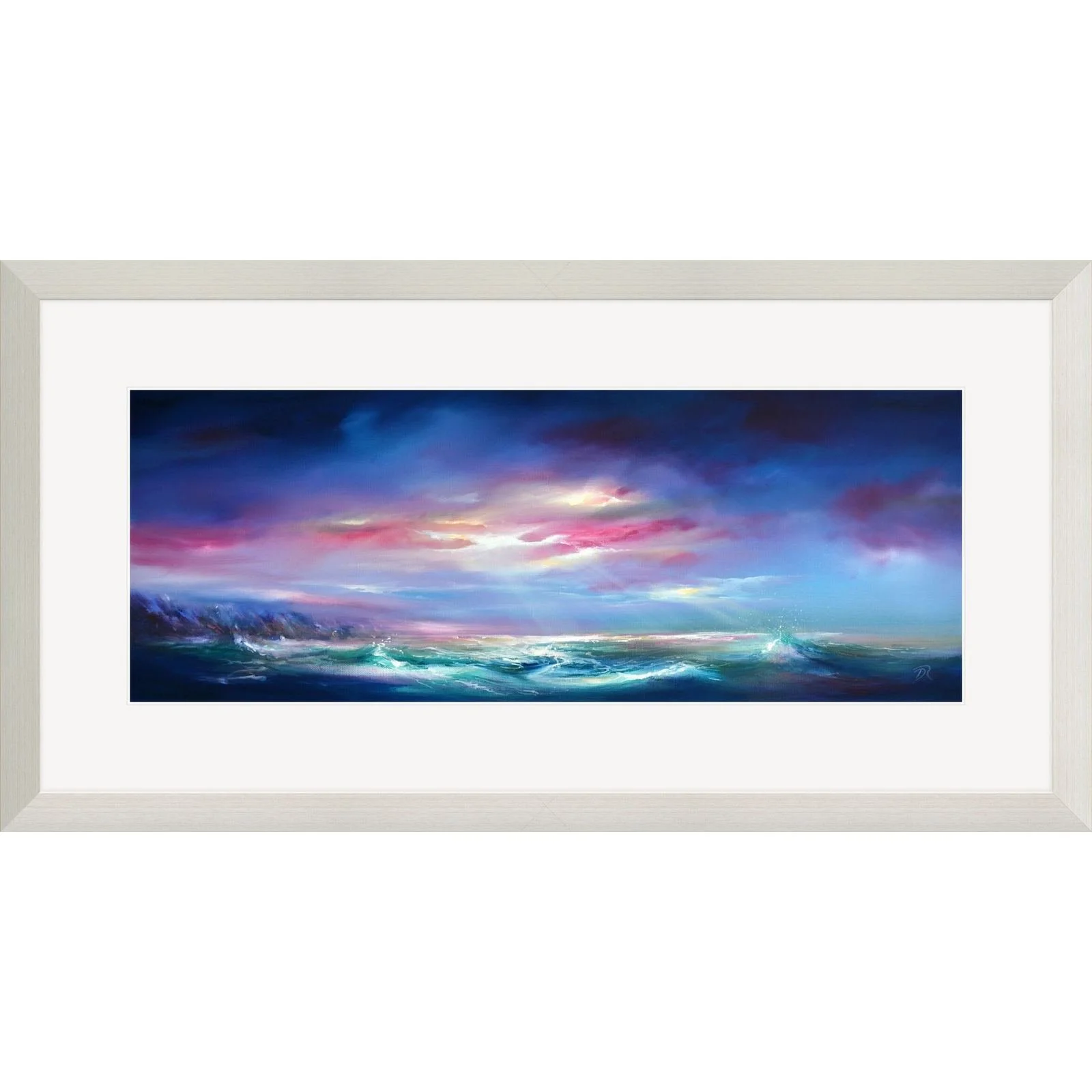 The Rise of Corryvreckan, framed in White Wash
