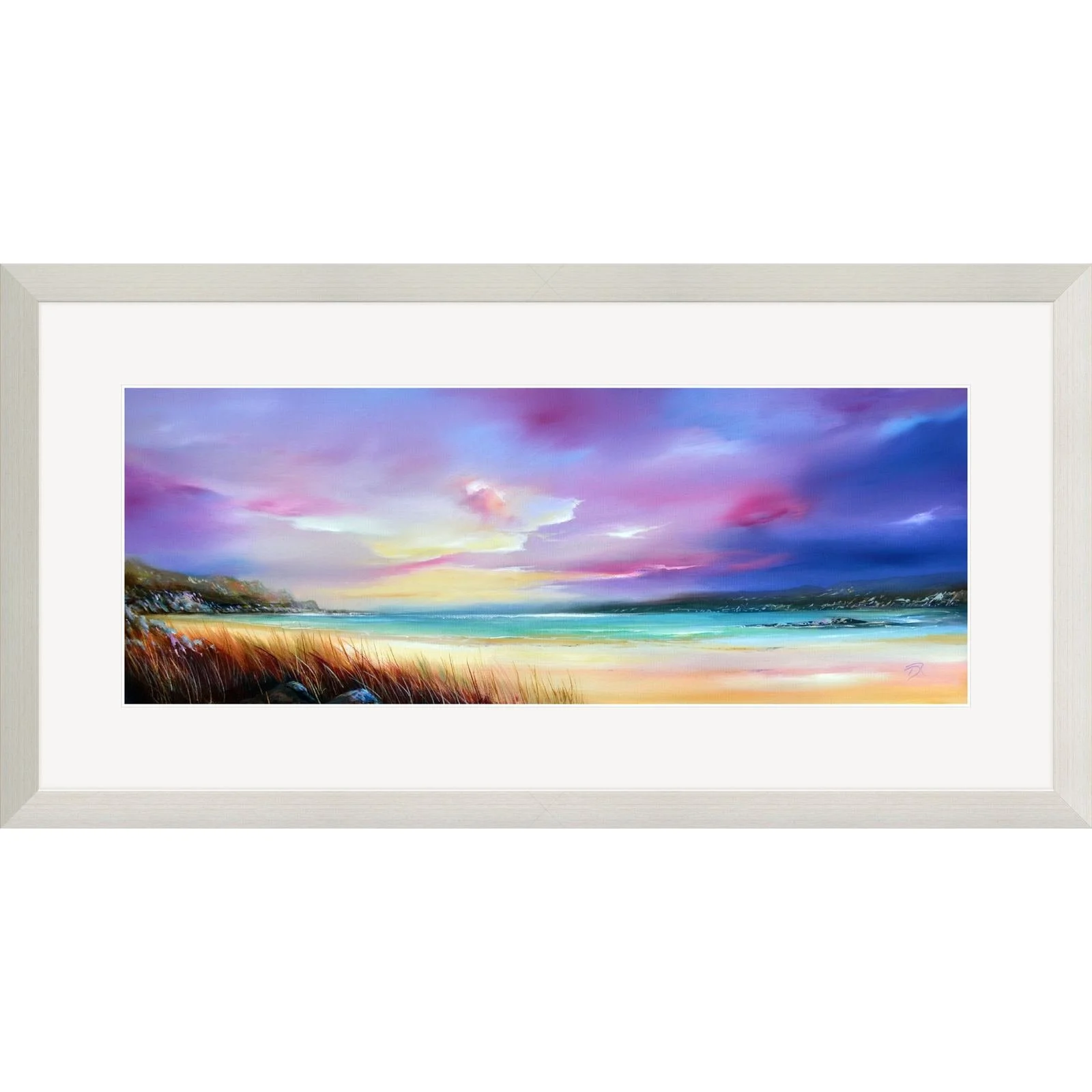 Hidden Shores of Achmelvich, framed in White Wash