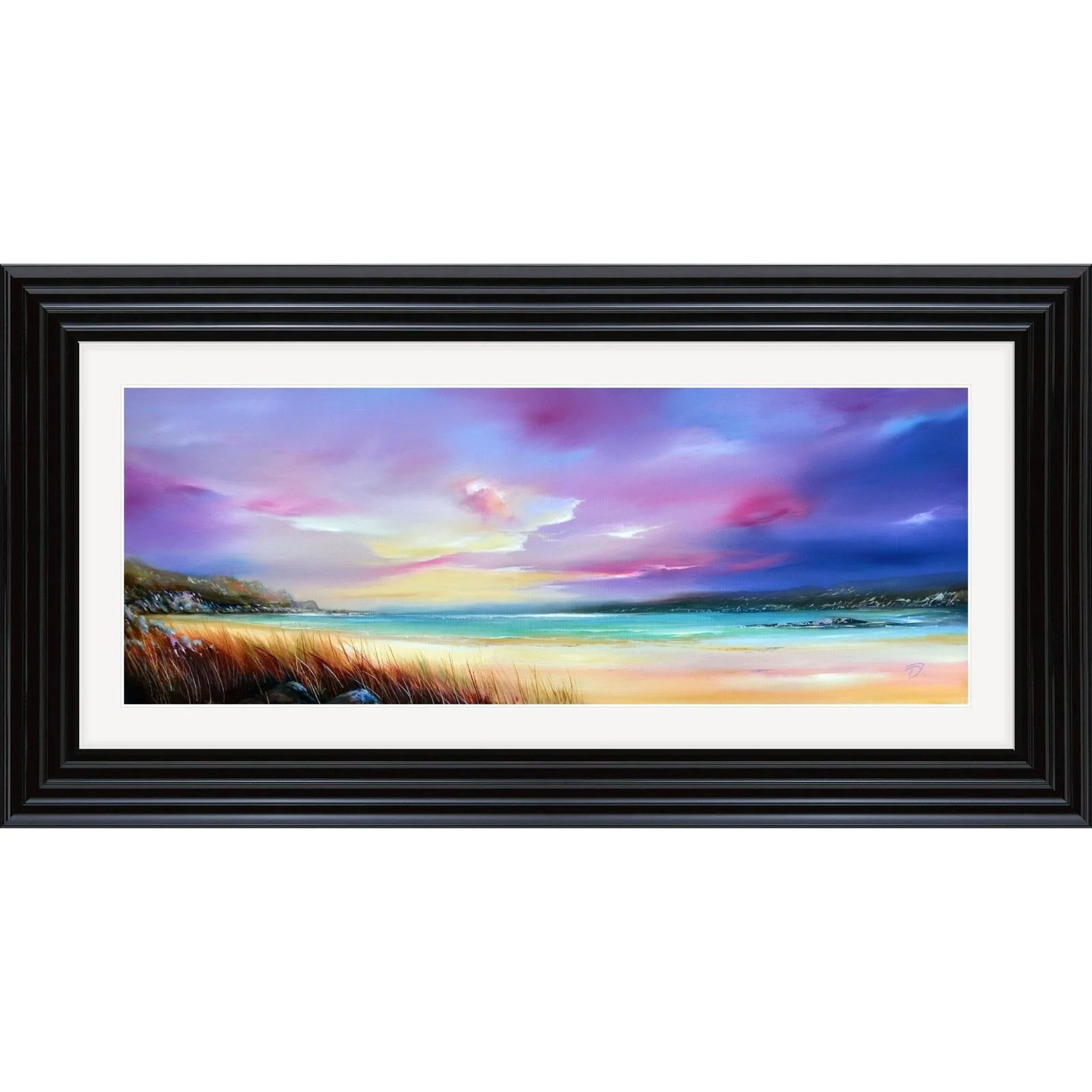 Hidden Shores of Achmelvich, framed in Black