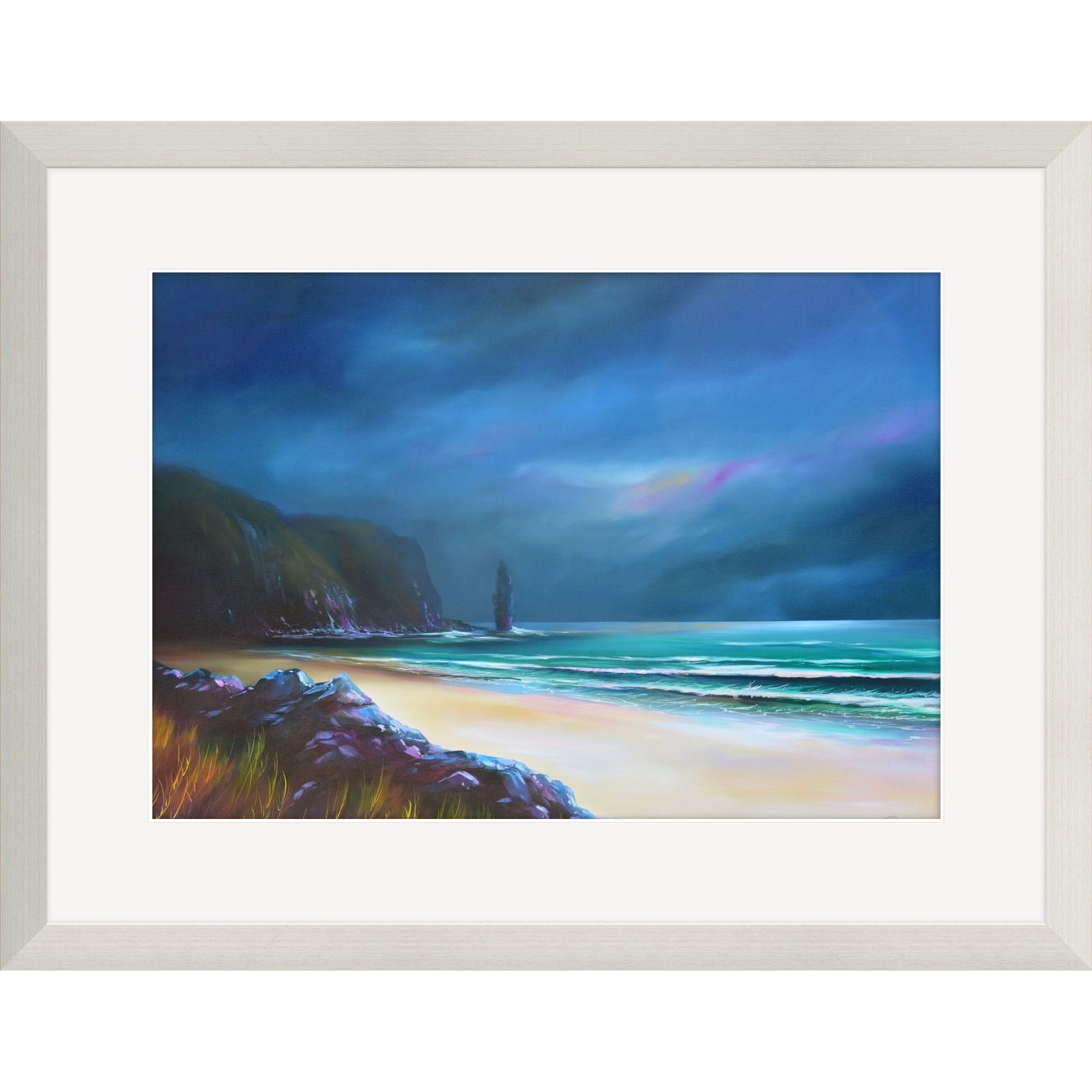 Am Buachaille, framed in White Wash