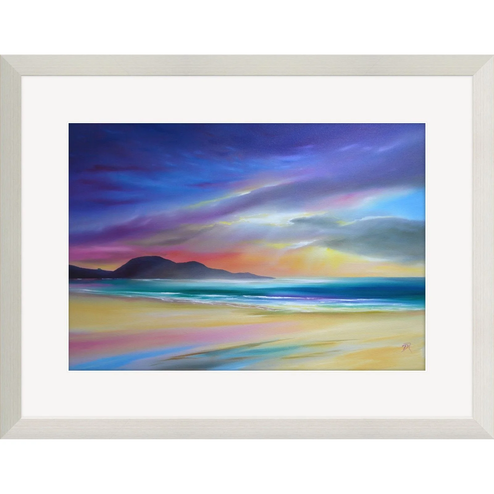 Hushinish, Isle of Harris, framed in White Wash