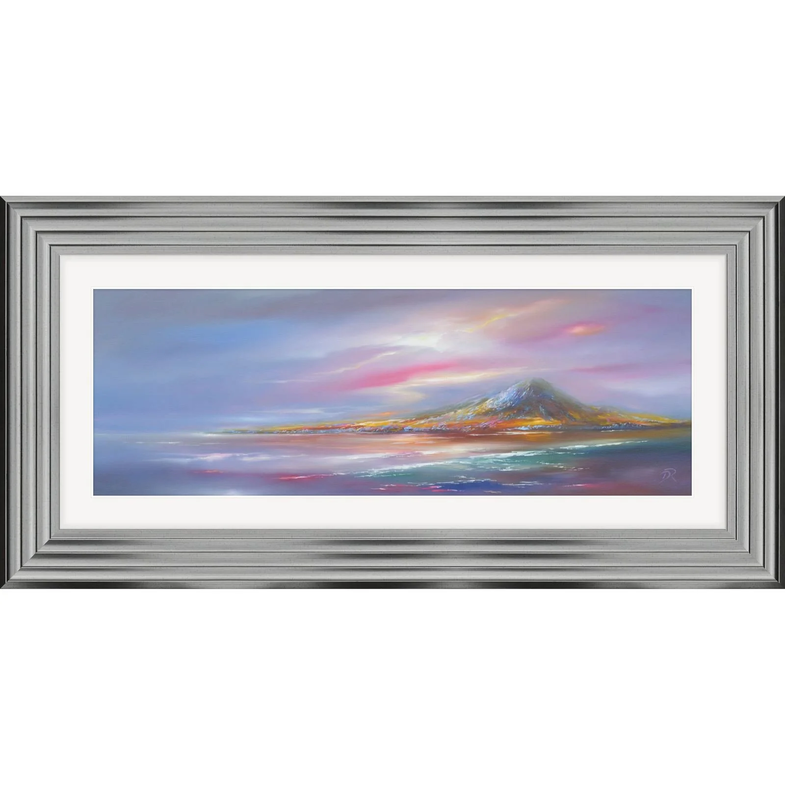 Jura's Kaleidoscope Light, framed in Pewter