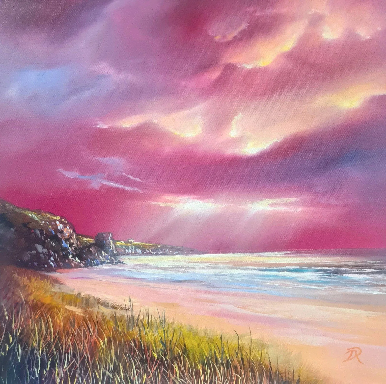 Lunan's Sunset Storm - Unframed Print