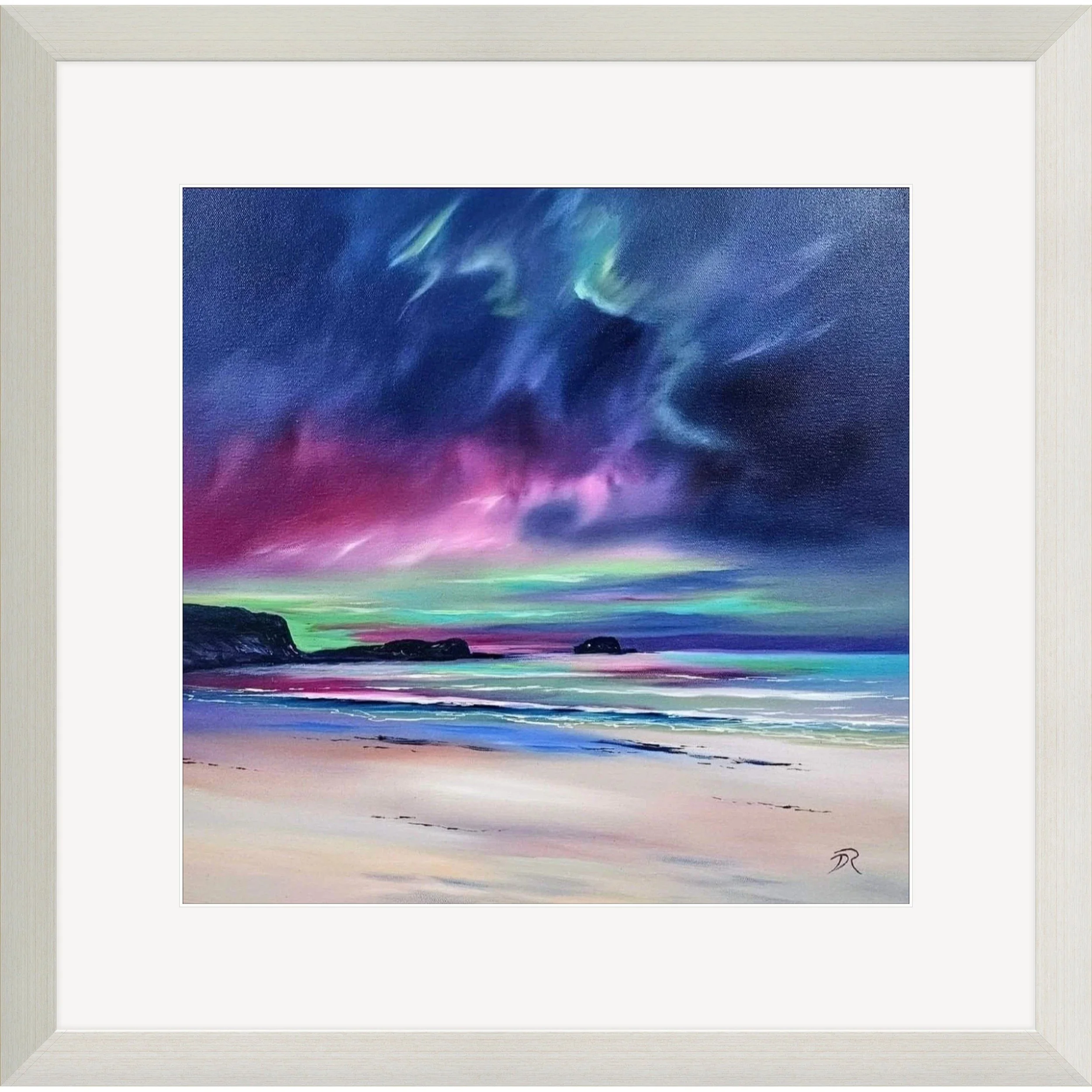 Aurora-Over-Seacliff-Beach-Framed-Limited-Edition.jpg
