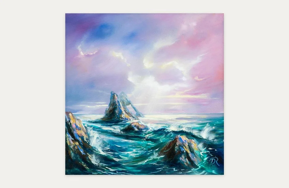Bow Fiddle Rock by Douglas Roulston, at The Portsoy Gallery