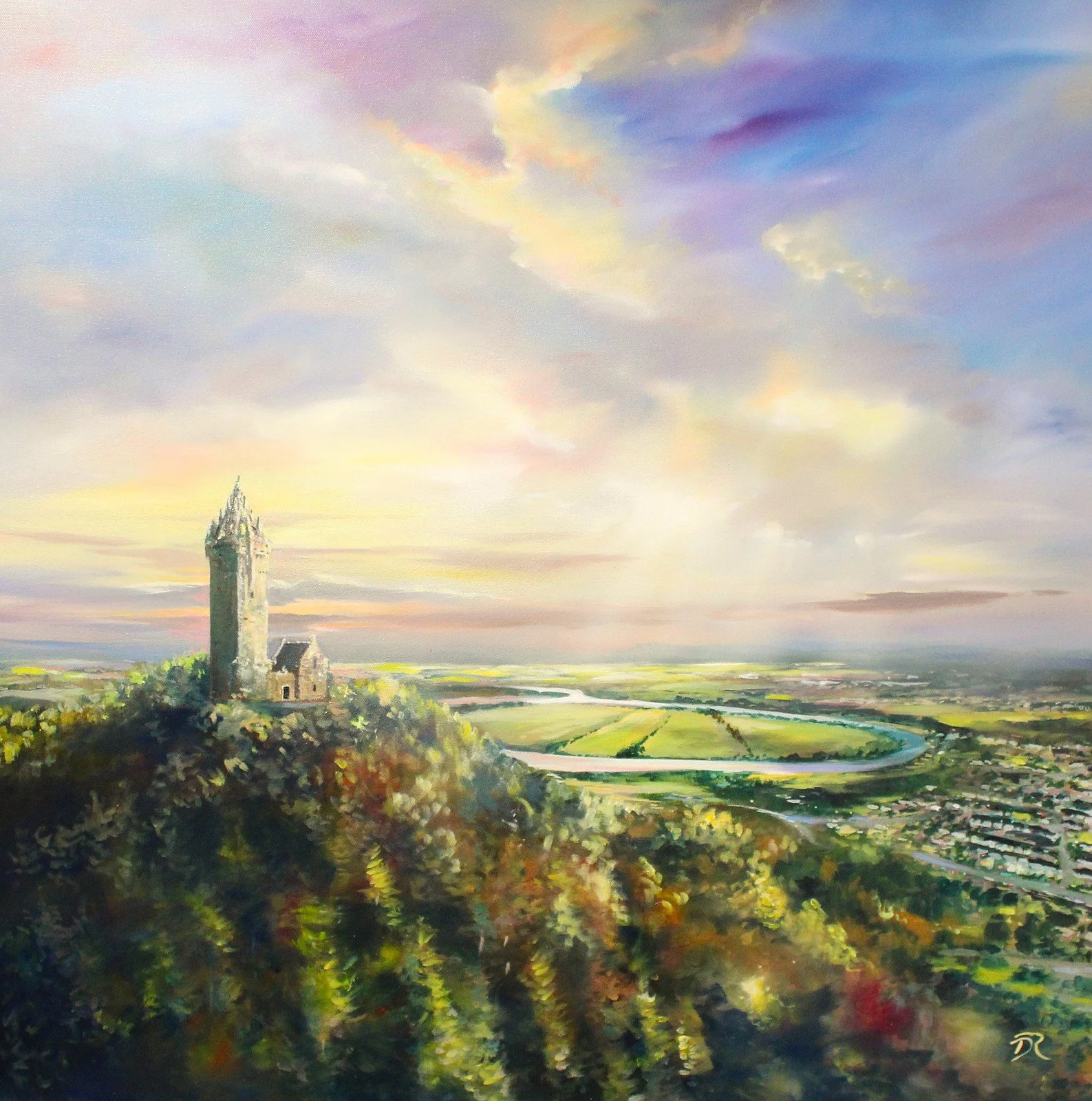 Last Light on Wallace's Watch, June - Unframed Print