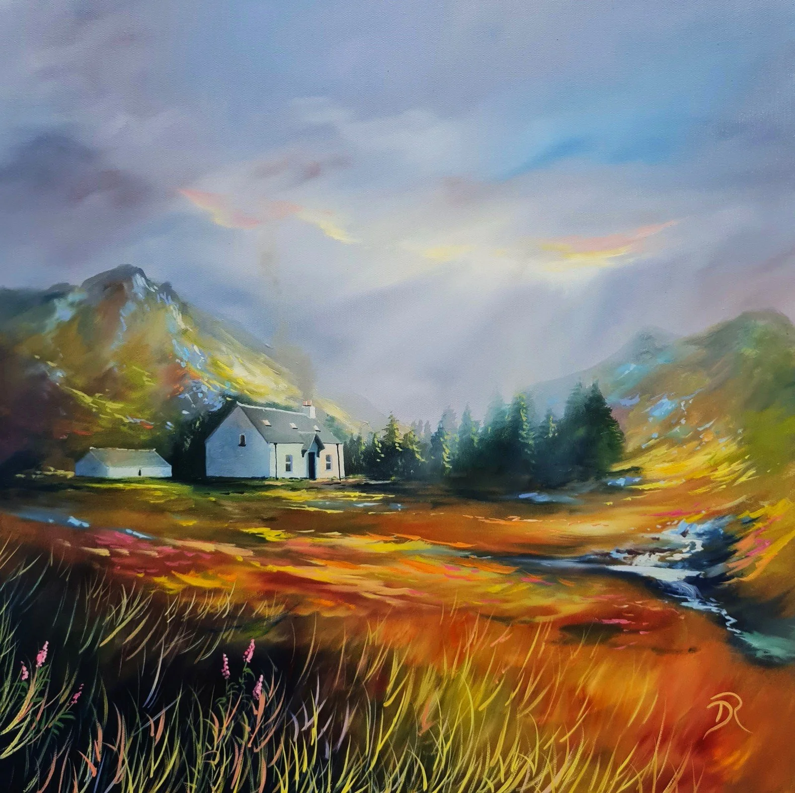 Glencoe's Lagangarbh Cottage - Unframed Print