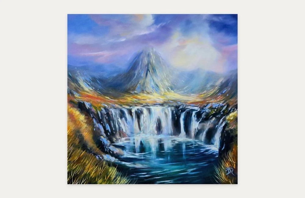 Fairy Pools, Skye by Douglas Roulston, at Annan Gallery