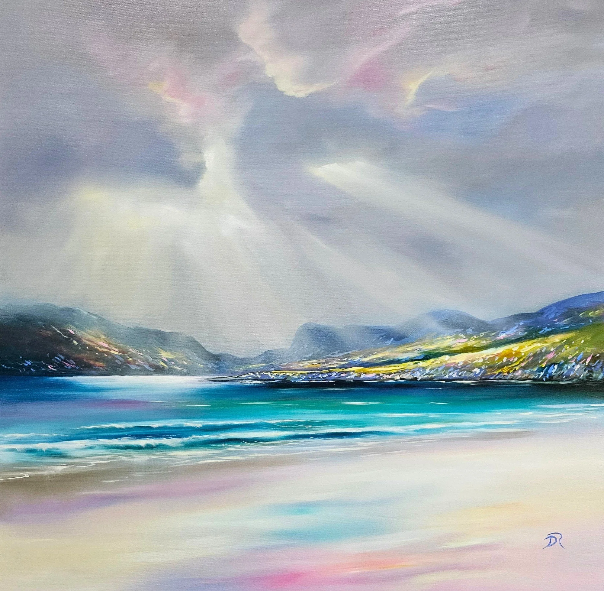 Dancing Light Over Luskentyre - Studio Edition Print