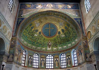 The Mosaic Apse of Sant'Apollinare in Classe, Ravenna the Word Made Flash a History of Christian Thought | Mosaic
