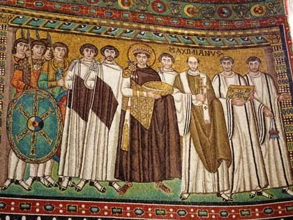 Emperor Justinian, San Vitale, Ravenna, 6th century