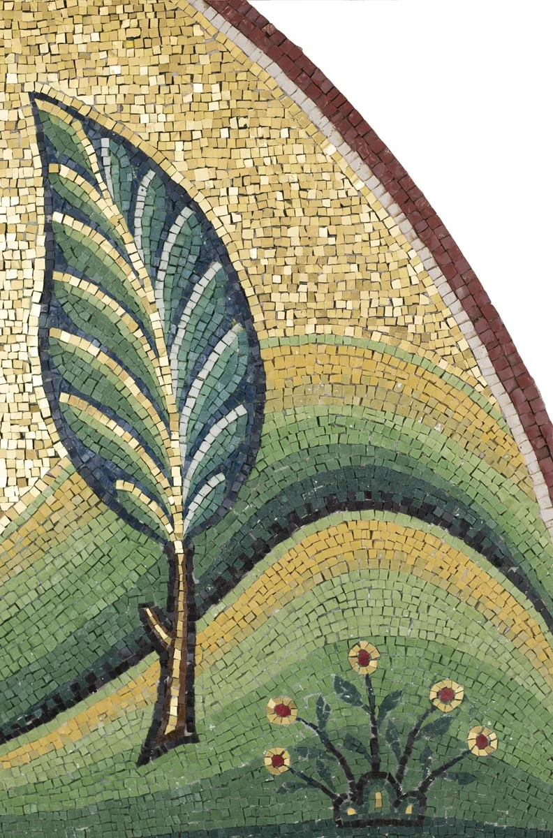 Vegetation, Saint George Mosaic, St George’s, Houston, Texas