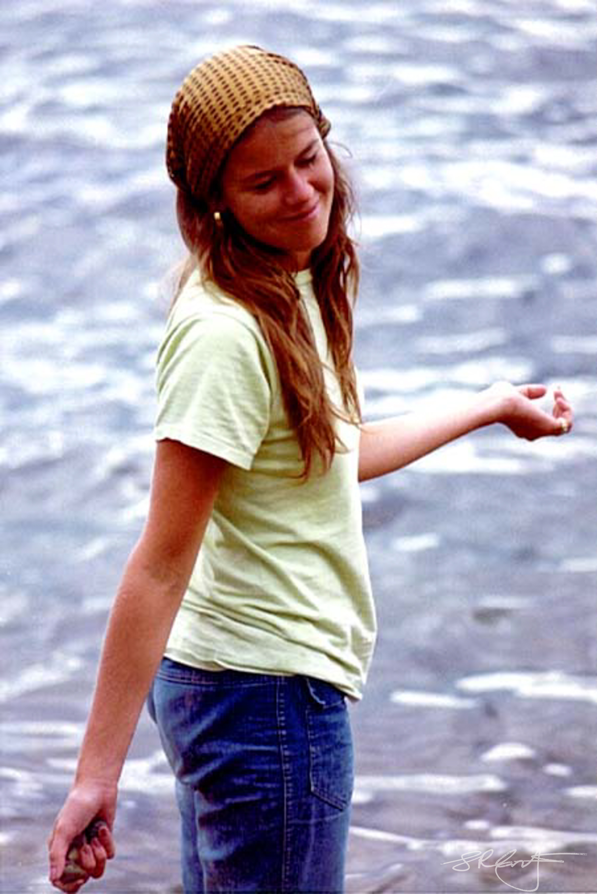 Molly at the AuSable River. 1974