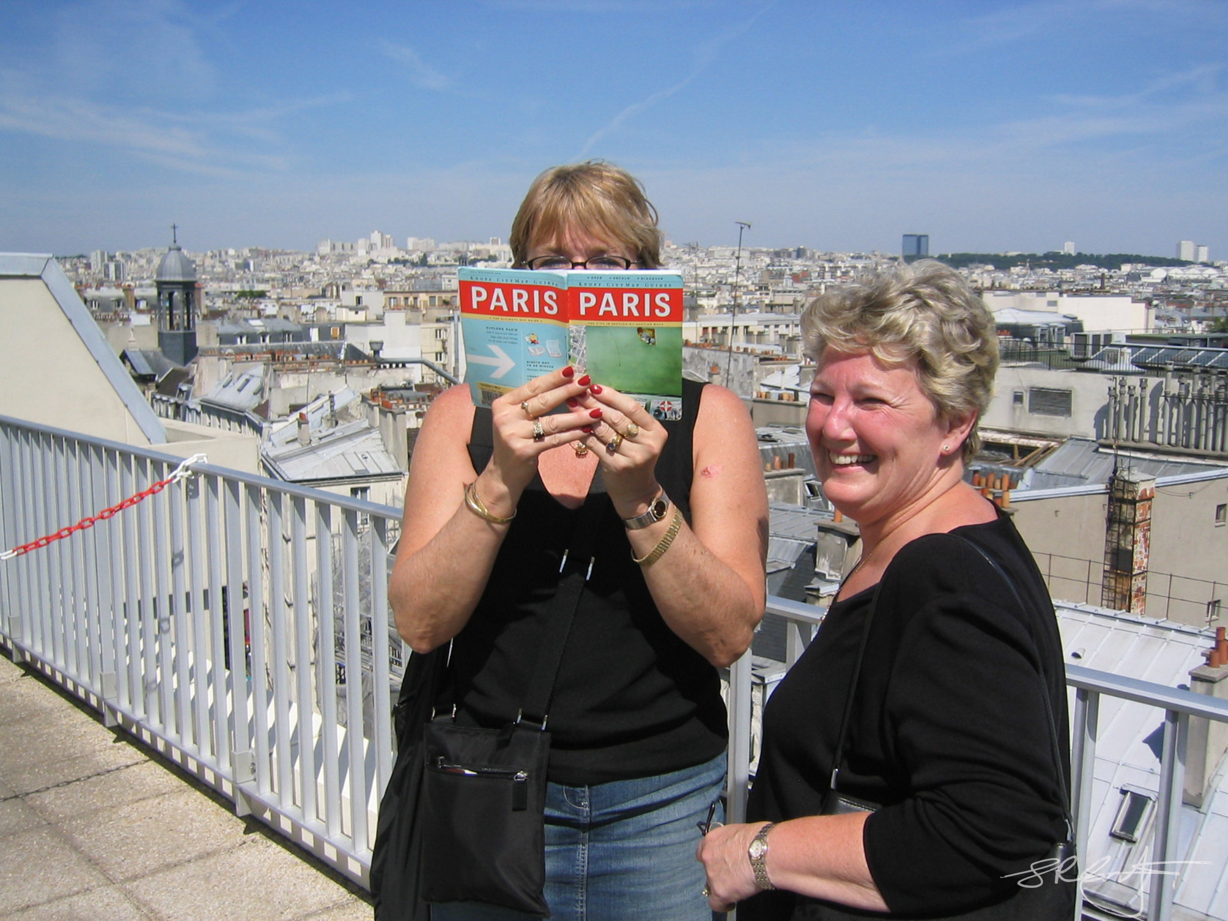 Molly and Patti. Paris, 2003