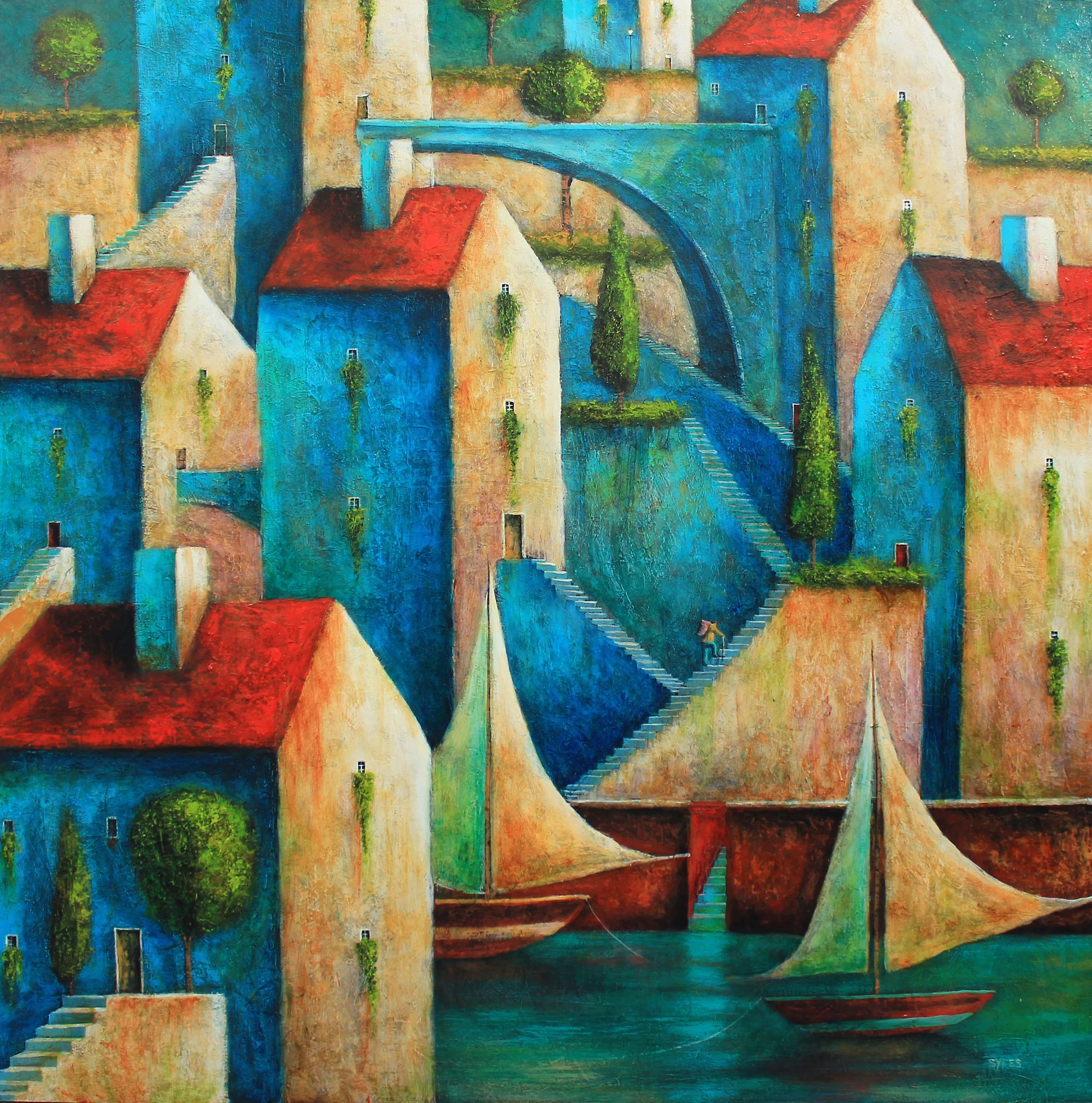 The Journey Home 90x90 Oil and Mixed media.jpg