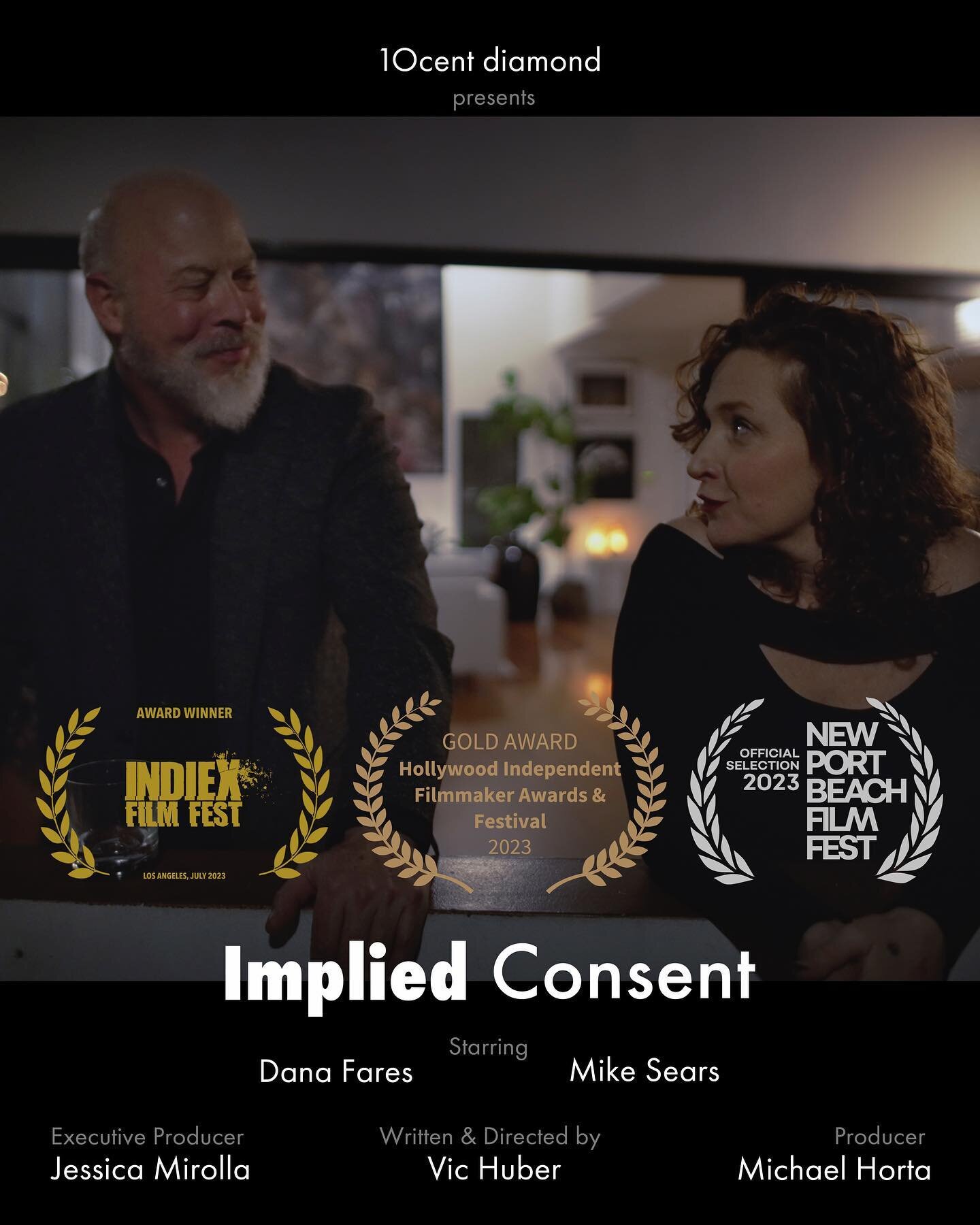 GOLD! Thank you @hollywoodindiefilmawards for this prestigious award. And thank you to everyone who took part in @impliedconsentfilm . We are honored! 

#filmmakers #independentfilm #shotonsony #production #filmfestival #impliedconsent #hollywood