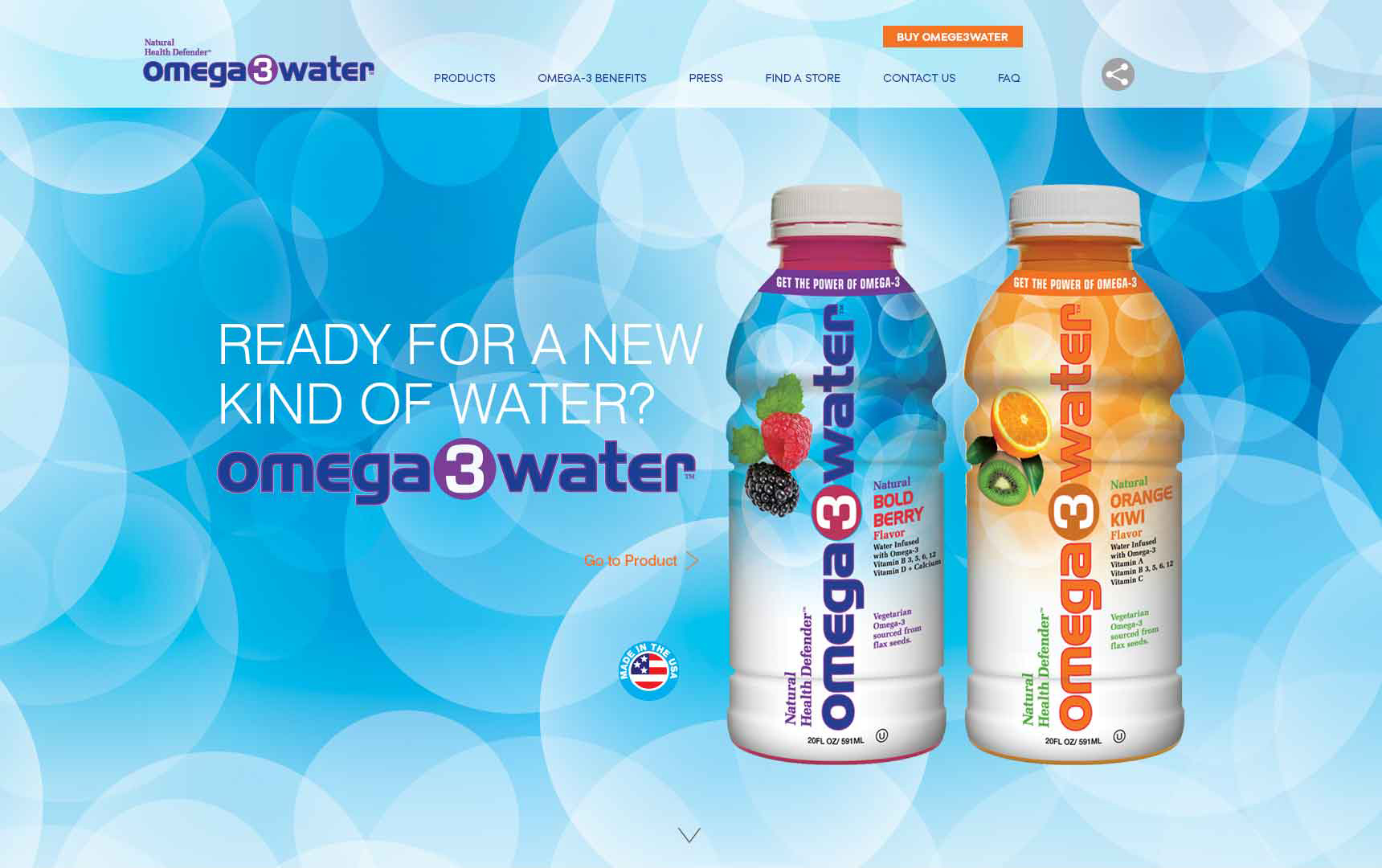 Omega3Water Website (more to come)
