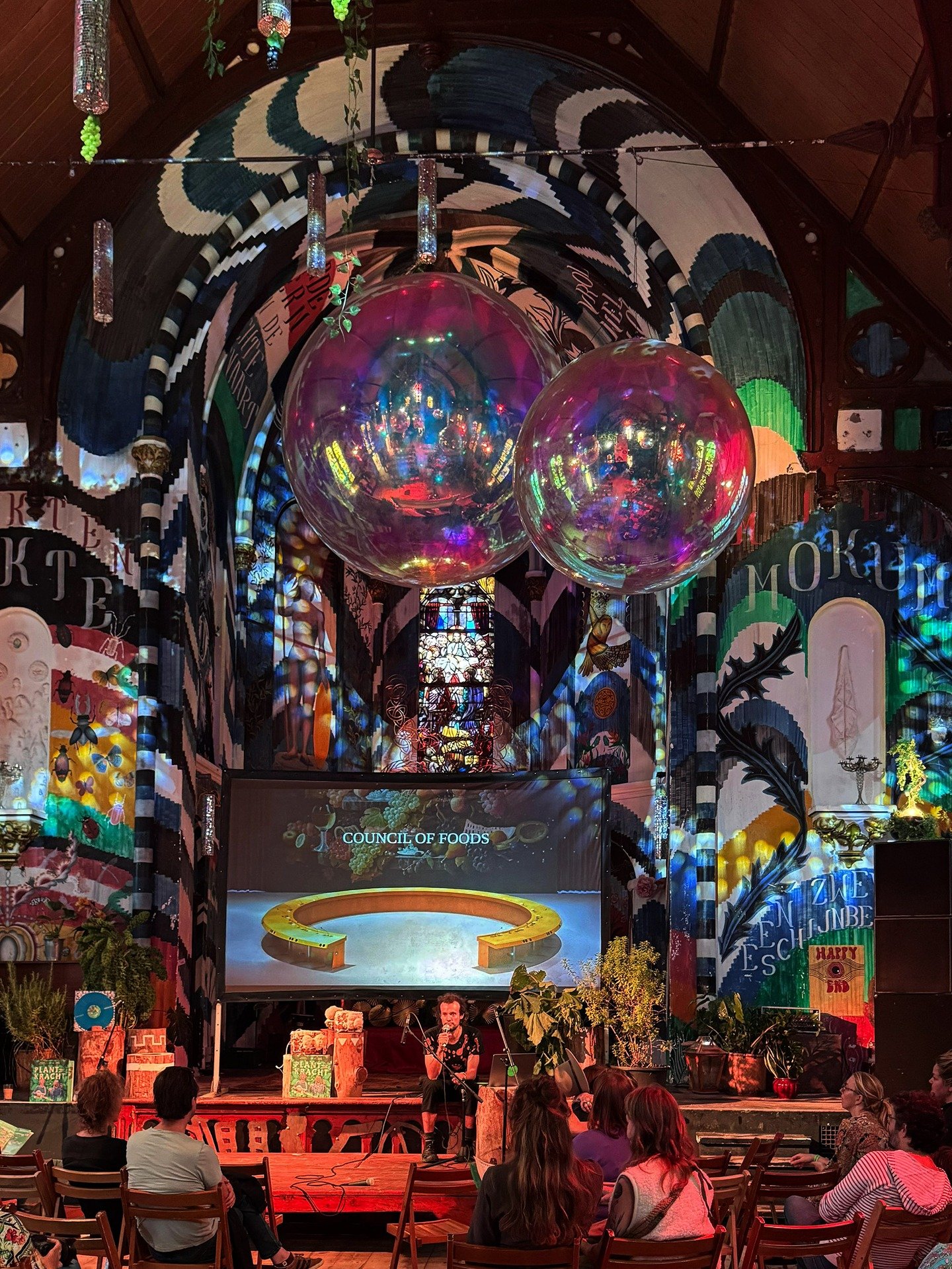 RE_NATURE 
festival voor kunst en natuur
20 &amp; 21 September 

Last weekend we were holding a Council of Foods meeting at RE_NATURE festival in the absolutely stunning, squatted church of Ruigoord, Amsterdam.

Council of Foods is a web-based artwor