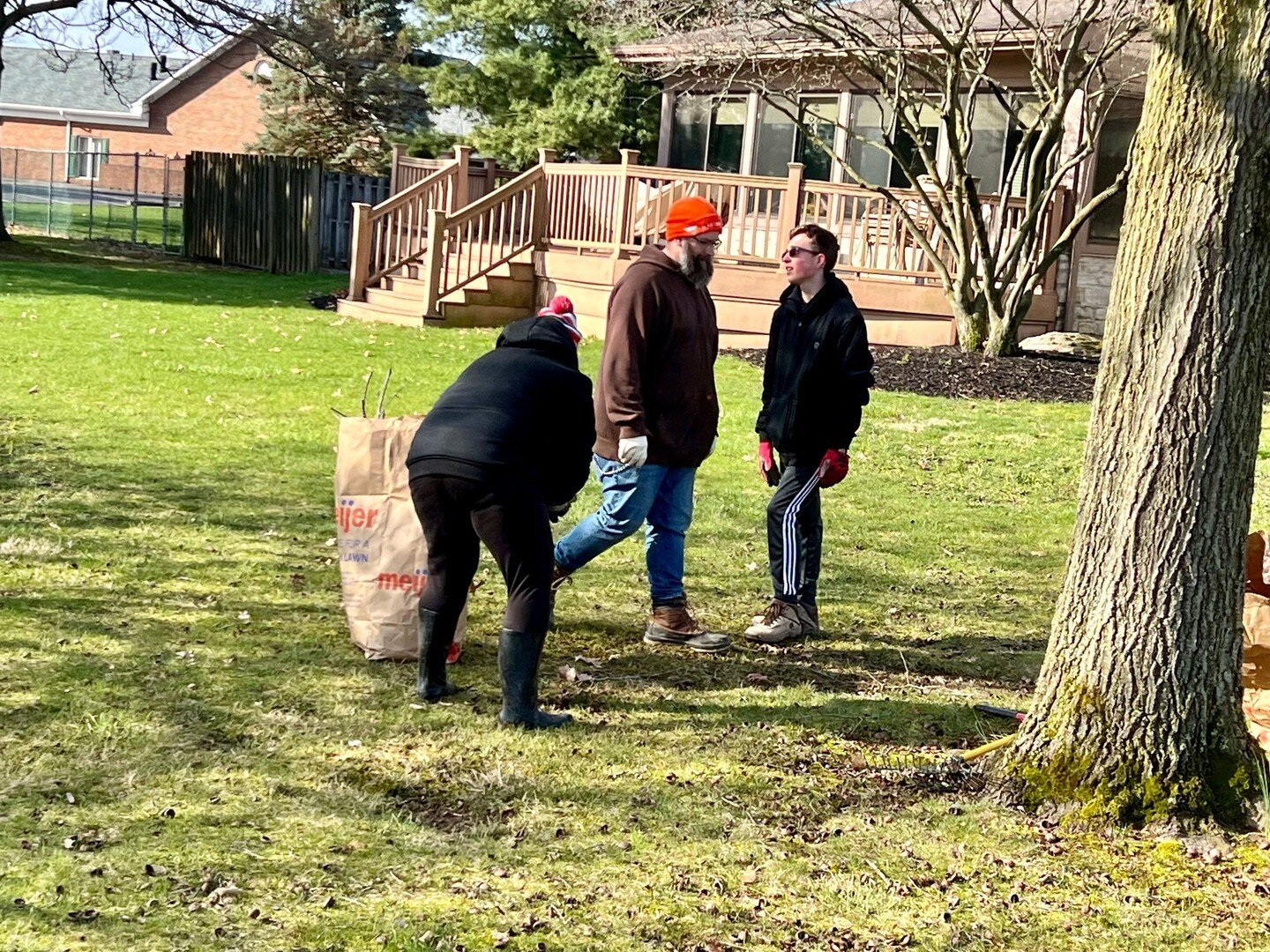 Thank you to Boy Scout Troop 1147 who recently completed their annual service project by cleaning up the grounds of our parish!