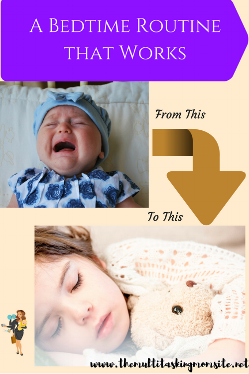 The 3 parts we used to create a bedtime routine that works. No bedtime tantrums or being called to all evening when all you want to do is relax.