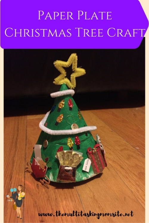 Paper Plate Christmas Tree Craft The Multitasking Mom